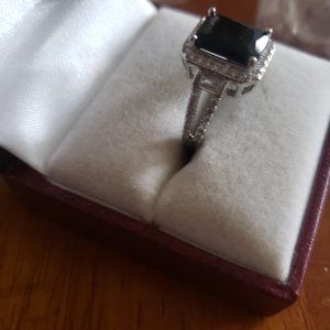 Black Sapphire Ring